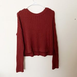 PacSun burgundy sweater